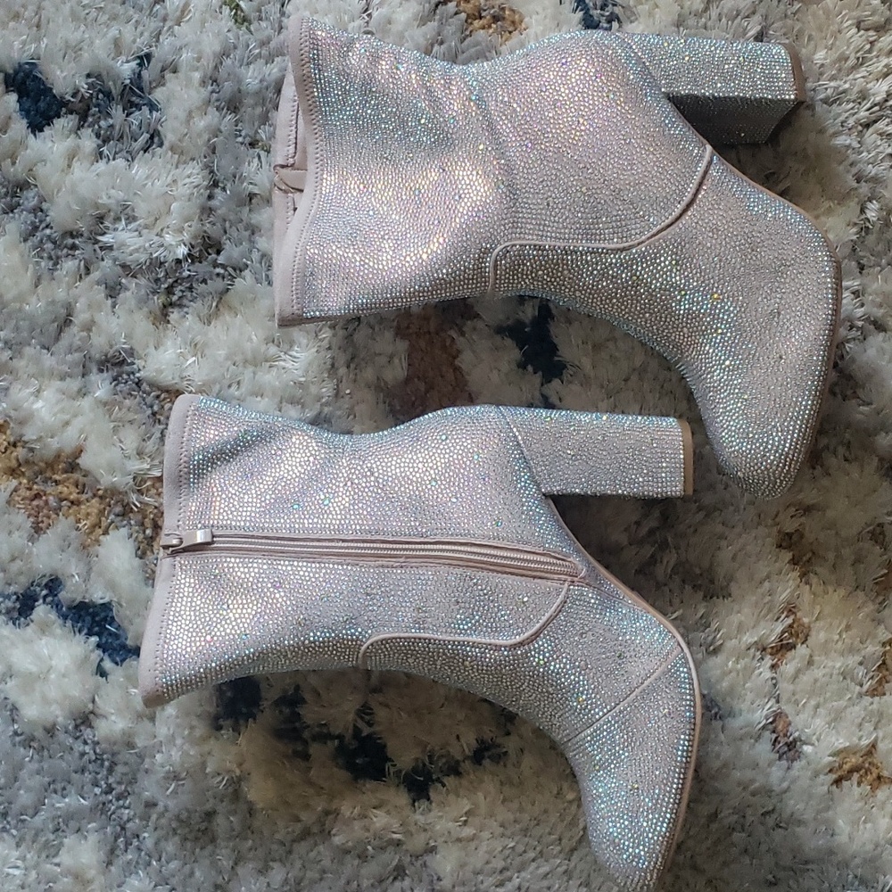 Embellished Bootie Taupe